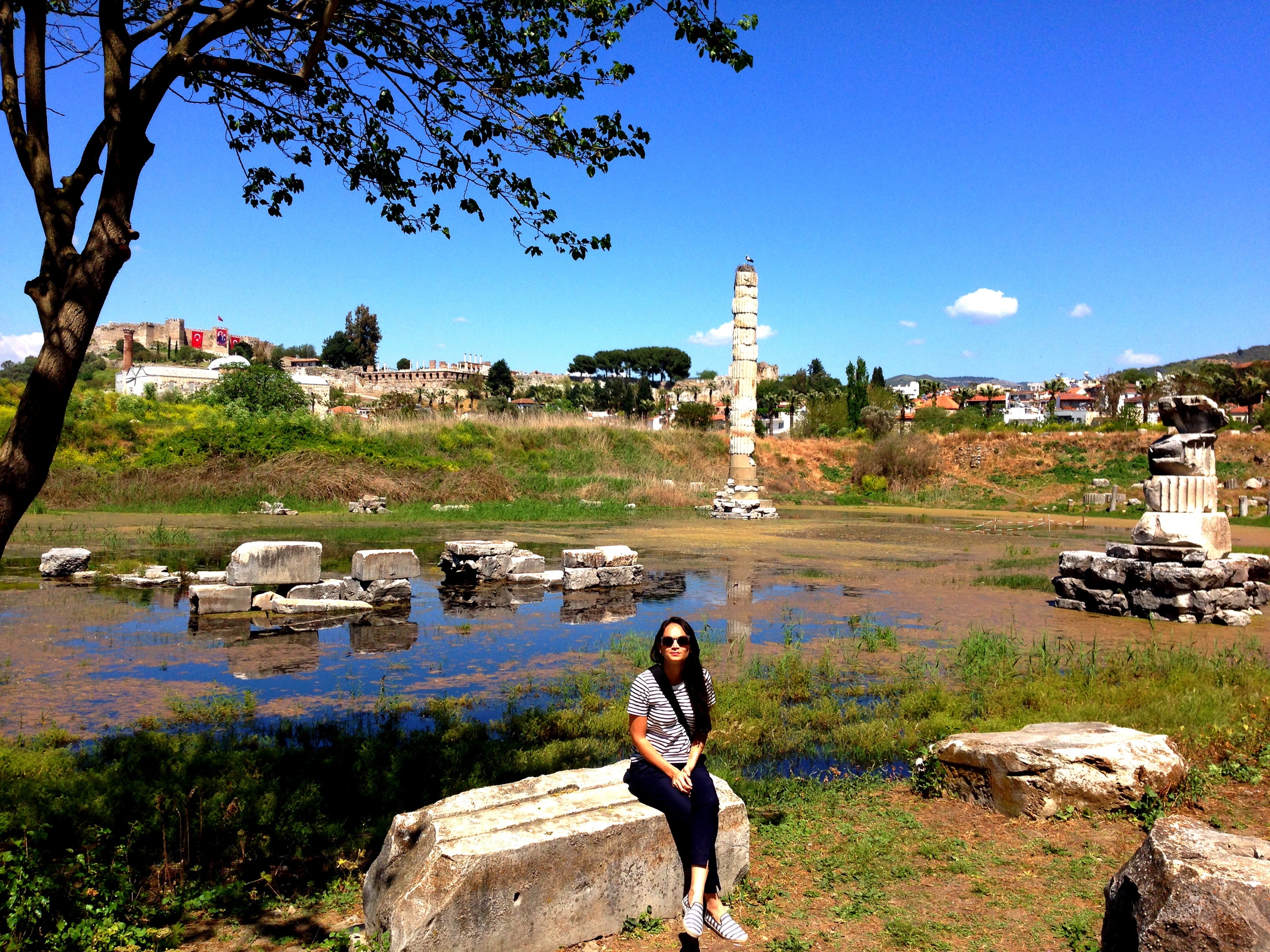 The Temple of Artemis . Photo from my own collection.