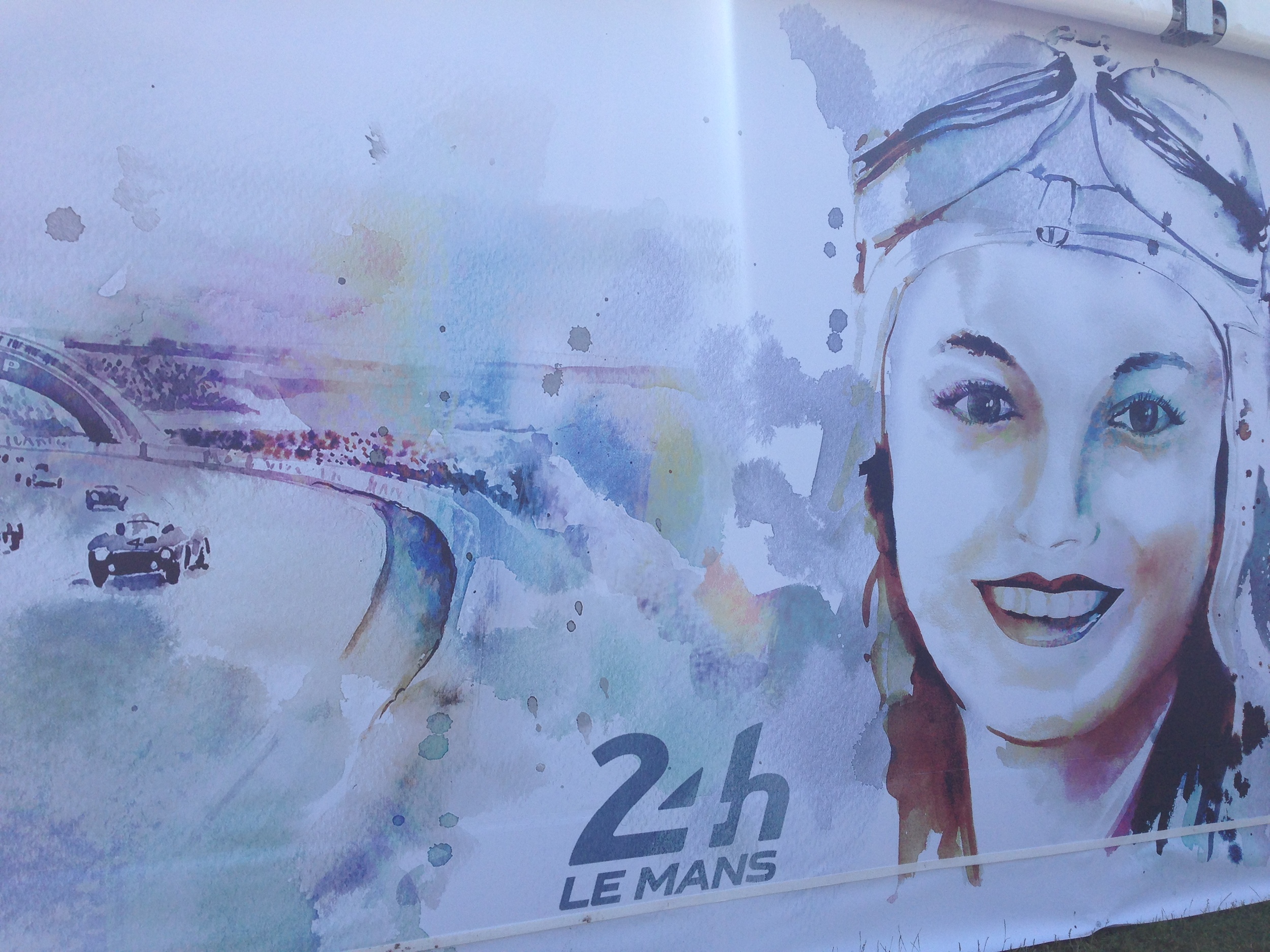 Outside the Women's Pavilion at Le Mans 24h. Photo with my iPhone5.