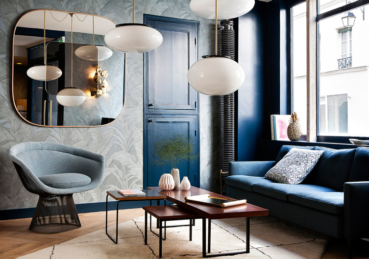 Hotel Henriette in Paris. Image via here.