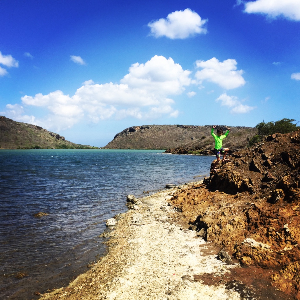 Exploring the salt plains. Next time we're bringing a kayak :) 