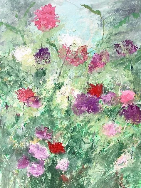 Today, 30’’ x 24’’, acrylic on paper, 2025