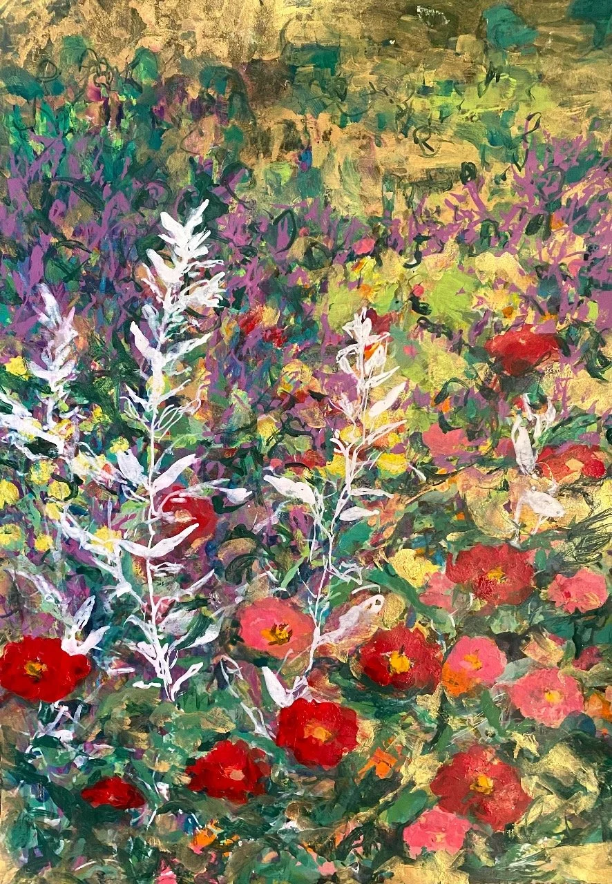  Baby Power, 2025, acrylic on paper, 19.5’’ x 27.5’’ 