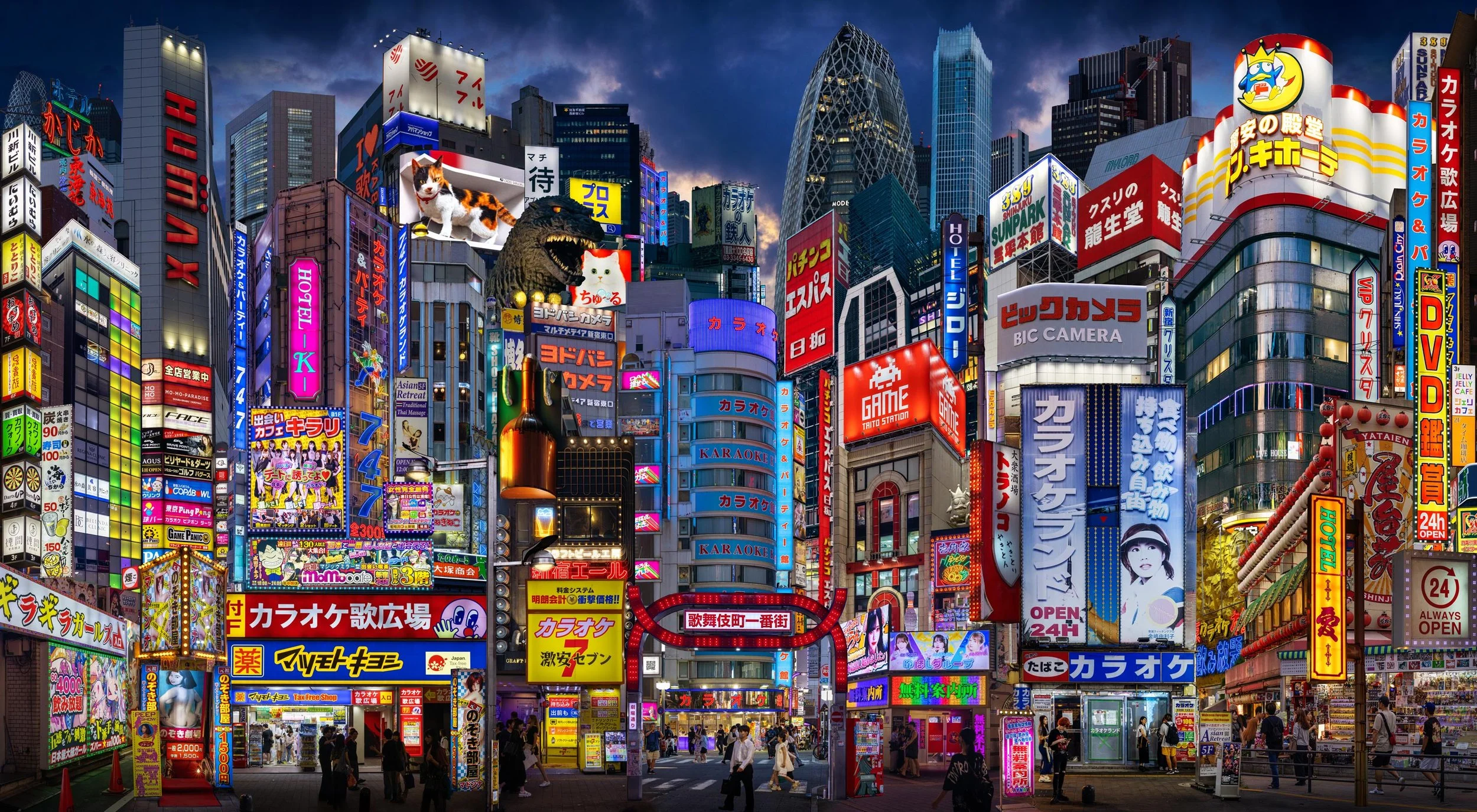 "Shinjuku at night" 2025