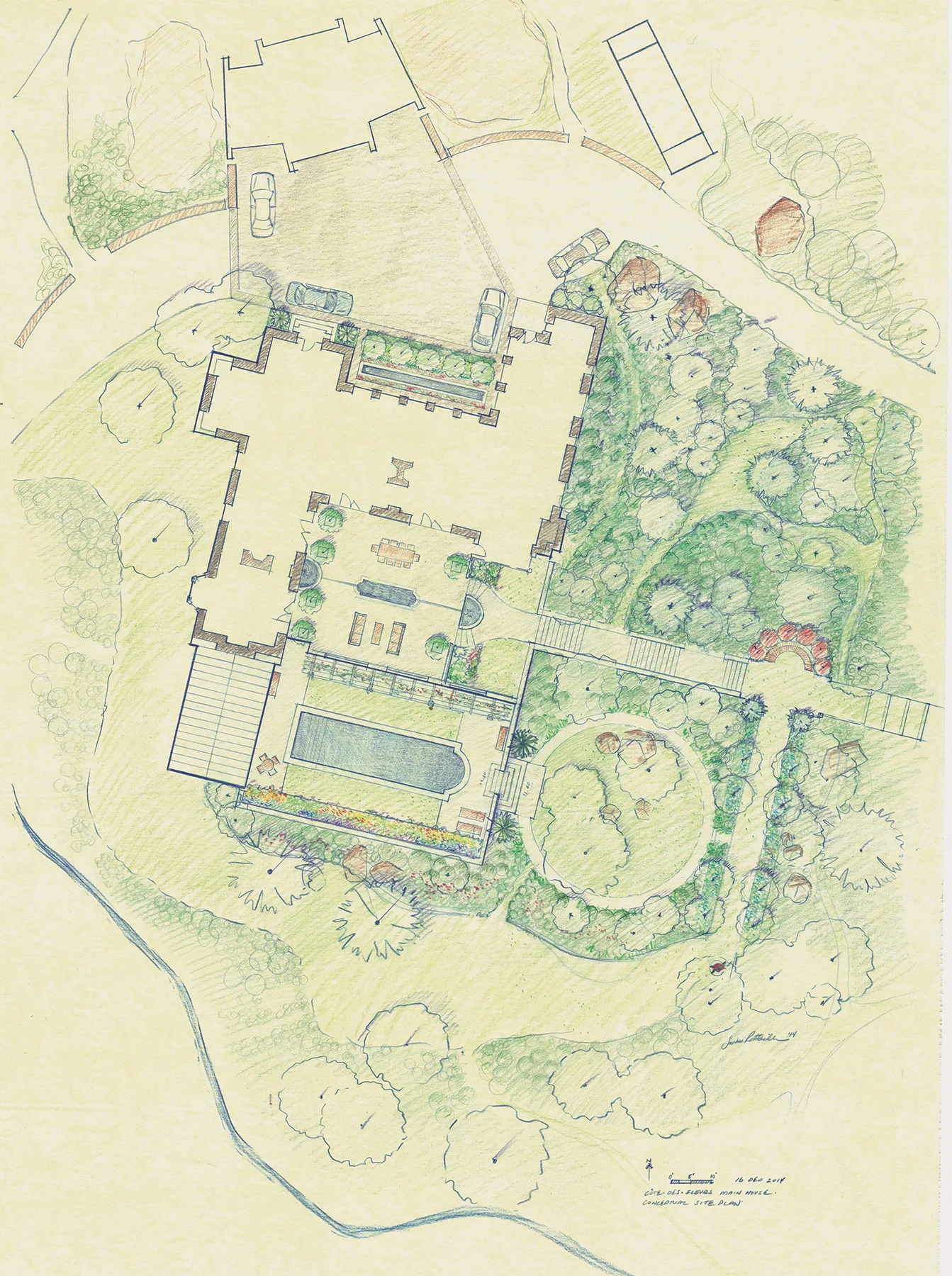 Main House - Gardens and pool