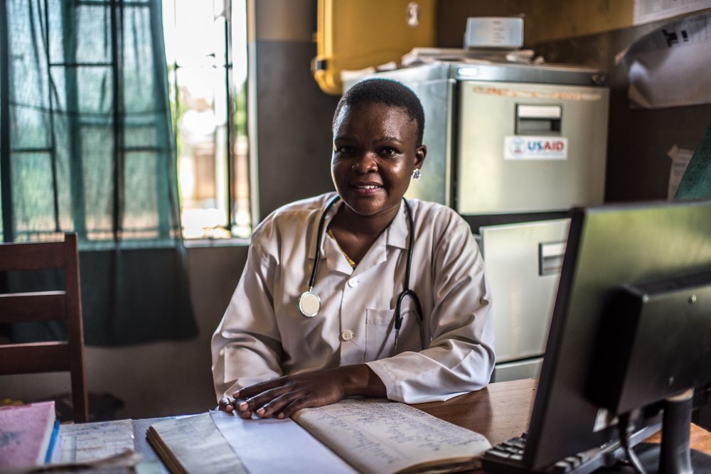  Kauma Sumaya, photographed at the Busowobi health center in Iganga District, Uganda. 