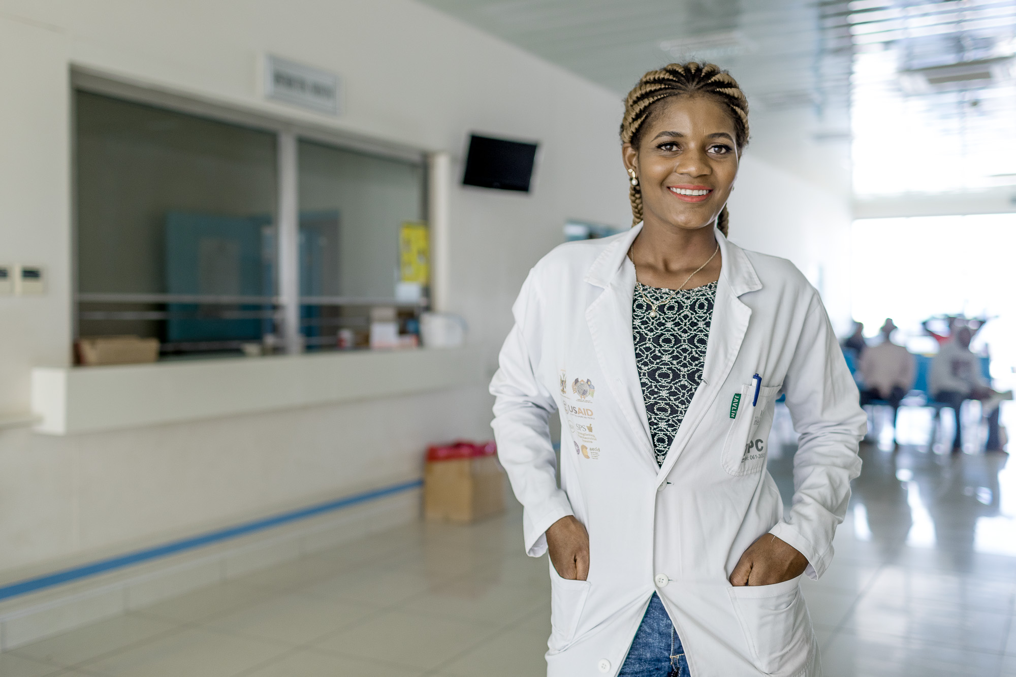 Elina Nantinda, 25, an assistant pharmacist