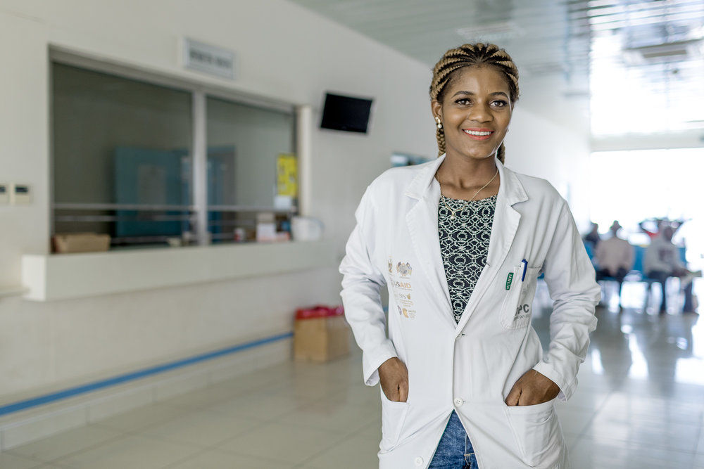  "When I was in grade 8, I was into two things: fashion and medicine,” says Elina Nantinda, a 25-year-old pharmacy assistant in rural Namibia. “So I decided to study hard. I thought, ‘It would be so nice to work with medicine and to know more about y