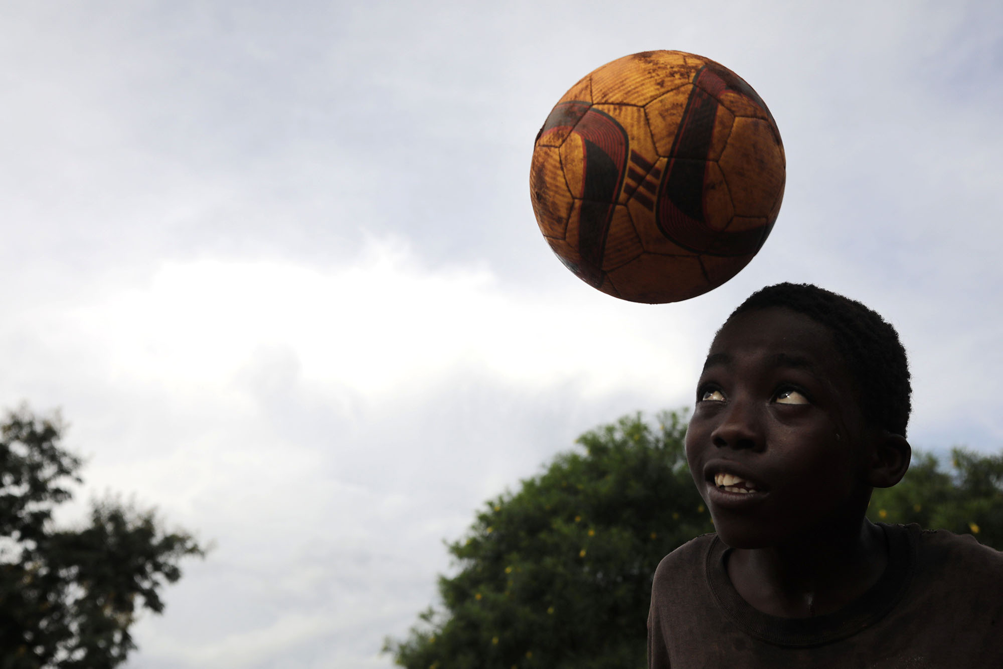  A child plays at the Children's Corner. Photo by Josh Estey. 