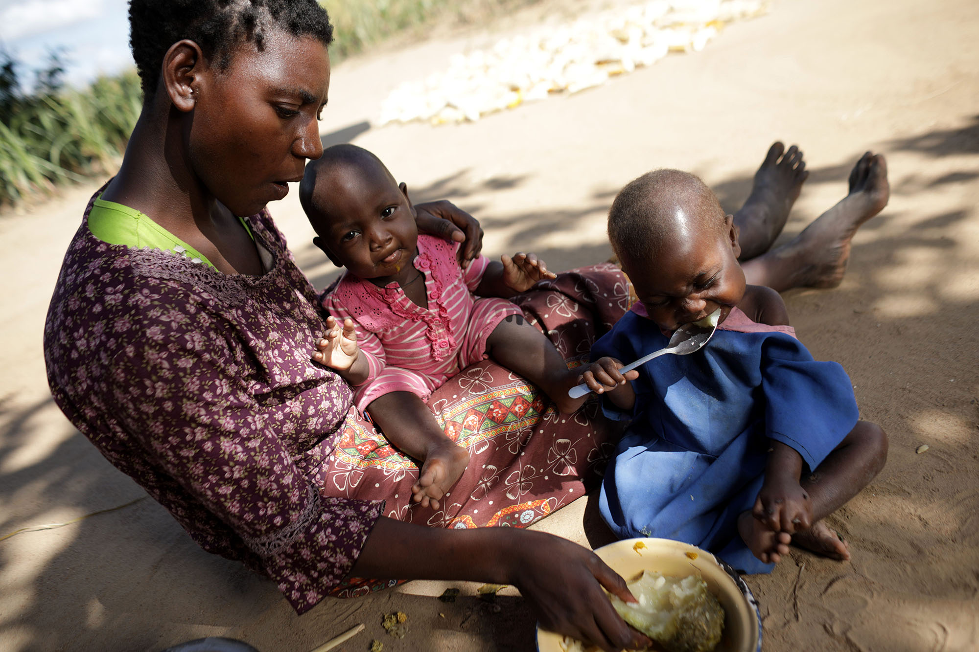  Mariam Chinguwo and her daughter, Maness. Photo by Josh Estey.&nbsp; 