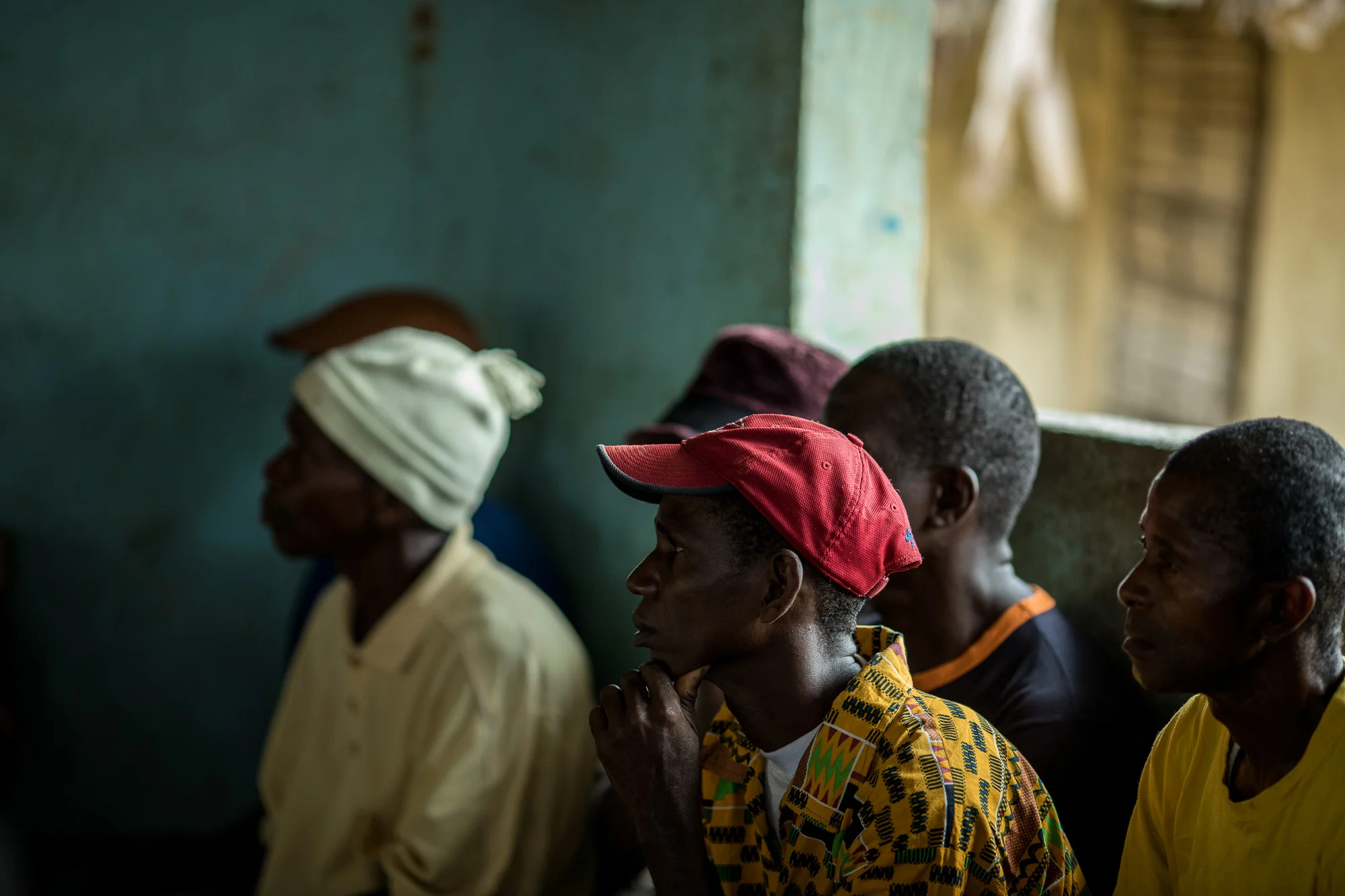  BLAYAH TOWN, LIBERIA: Aug. 30, 2017 -  The Jogbahn Clan fought against the British-owned company Equatorial Palm Oil (EPO) when they tried to take over their land in 2013. The people in the community depend on the land for their livelihoods. The Sus