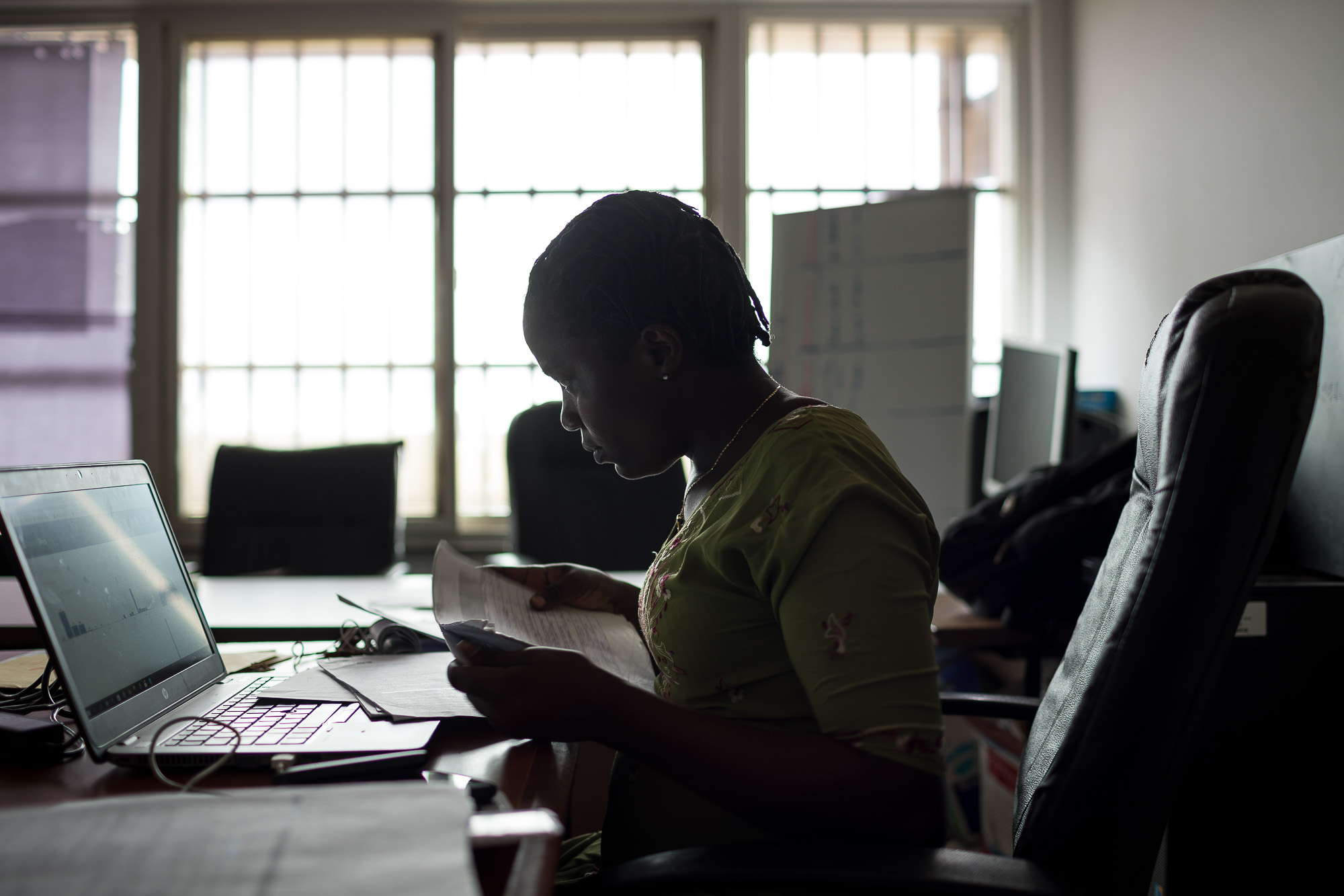  MONROVIA, LIBERIA: August 23, 2017 -  During the Ebola outbreak that started in 2014 there was no centralized system for the Ministry of Health to communicate to all healthcare workers across the country at the same time. UNICEF and USAID teamed up 