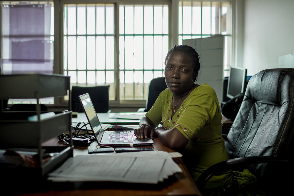  MONROVIA, LIBERIA: August 23, 2017 -  During the Ebola outbreak that started in 2014 there was no centralized system for the Ministry of Health to communicate to all healthcare workers across the country at the same time. UNICEF and USAID teamed up 