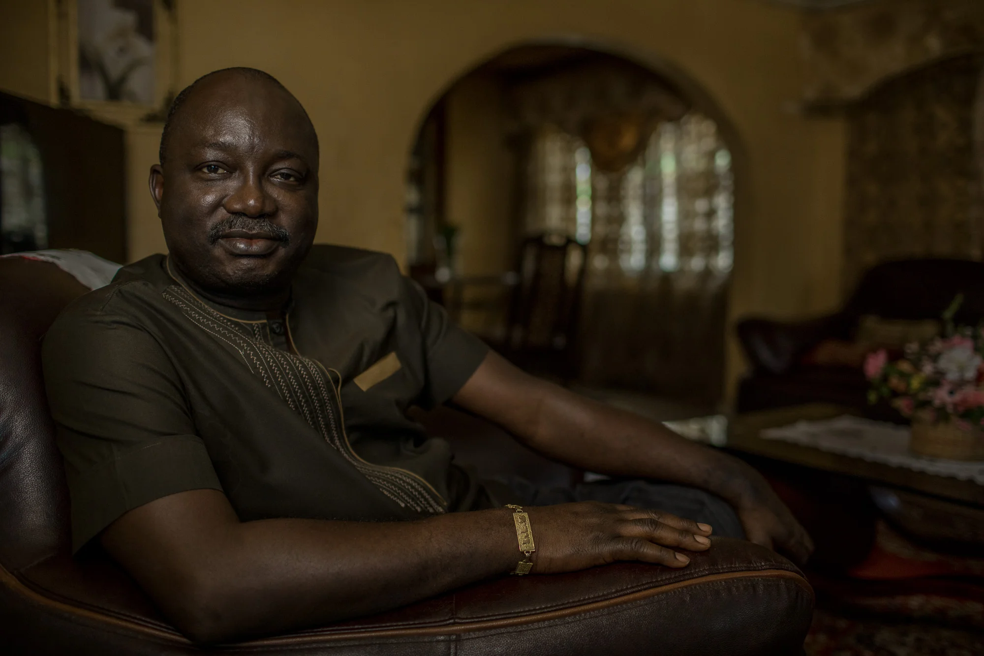 MONROVIA, LIBERIA: August 24, 2017 - During the Ebola outbreak that started in 2014 there was no centralized system for the Ministry of Health to communicate to all healthcare workers across the country at the same time. UNICEF and USAID teamed up to create a platform that utilized mobile phones to facilitate a two way communication system between healthcare workers and the centralized ministry. Now healthcare workers receive text messages on their phones with vital information when there is a health emergency. They can also use their phones to send important information like the status of supply stocks in the clinic. Photo by Morgana Wingard