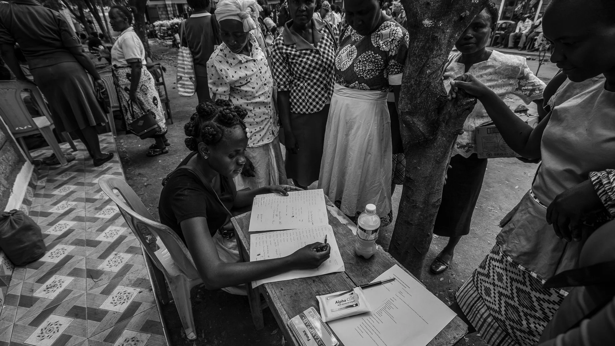 Adolescent girls attend an Alternative Rite of Passage Ceremony 
