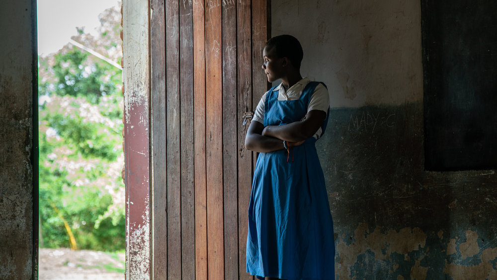  ZOMBA, MALAWI - DECEMBER 20, 2018: In Malawi AGE "Advancing Girls Education" Africa has worked in a variety of school environments since 2005 providing scholarships to girls in need. They support girls at 24 partner schools with a combination of sch