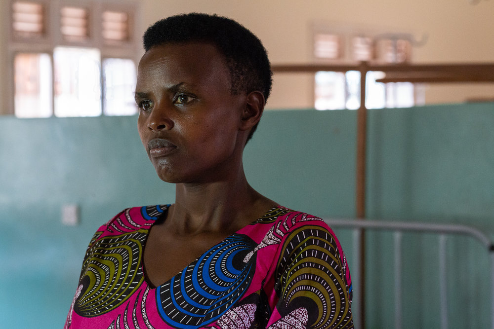  MASAKA DISTRICT, UGANDA: March 28, 2019 - Justine Nitele in the Kitovu Mission Hospital Fistula ward, where she stayed when she had fistula repair surgery in 2014.
Photo by: Carielle Doe 