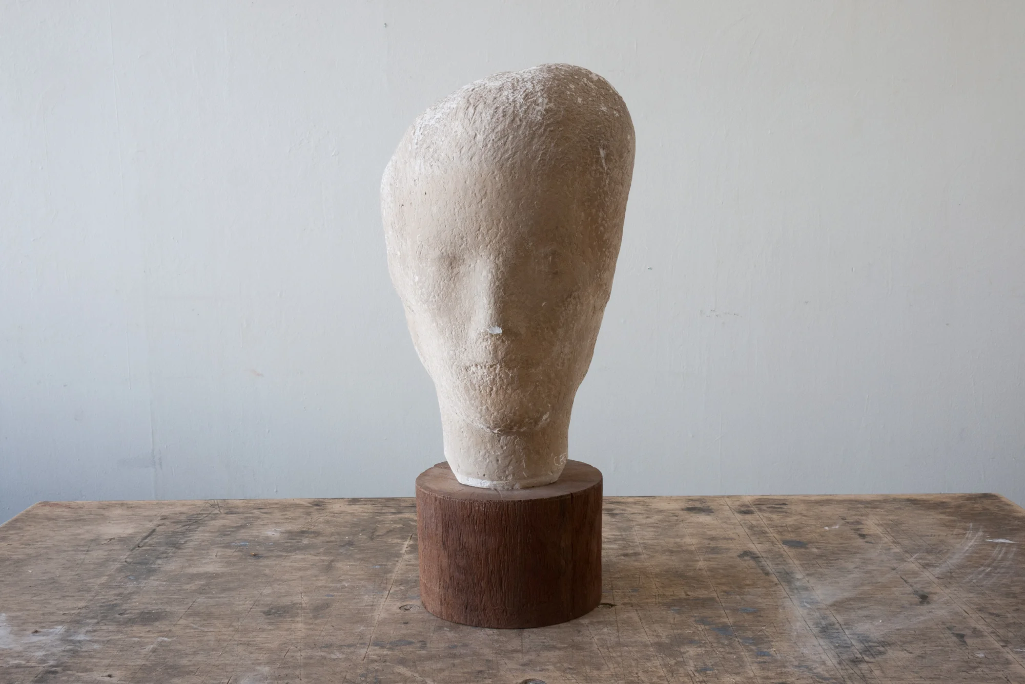 Gaetano Cecere Plaster Sculpture Wood Base #9
