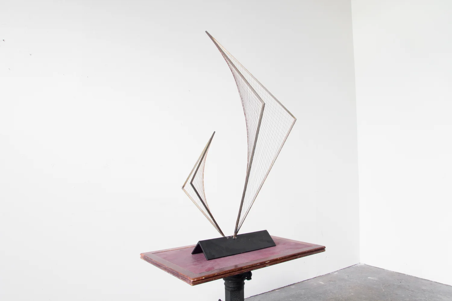 Brass and String Optical Sculpture