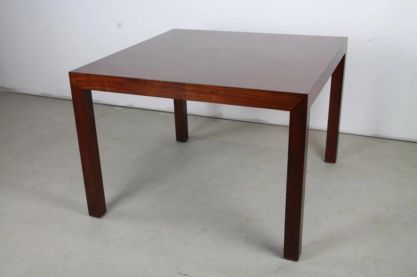 Mahogany Parsons Table by Edward Wormley for Dunbar