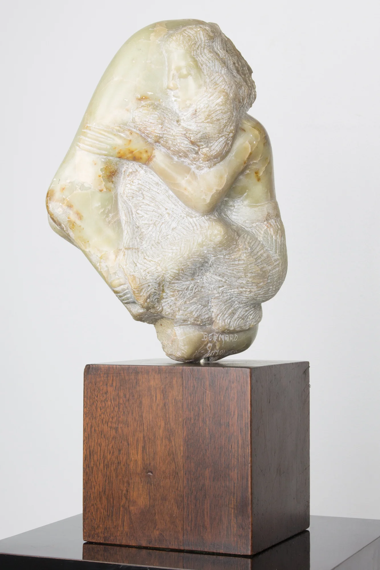 Etched Marble Lover's Embrace by Bernard Simon