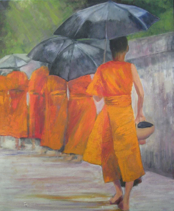 To The Temple In The Rain