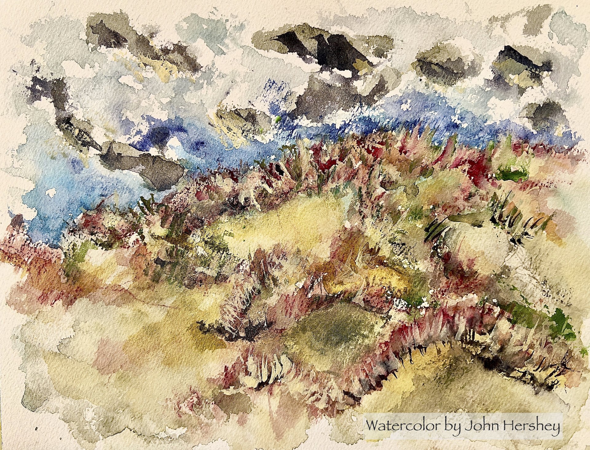 Coastal Vibes watercolor