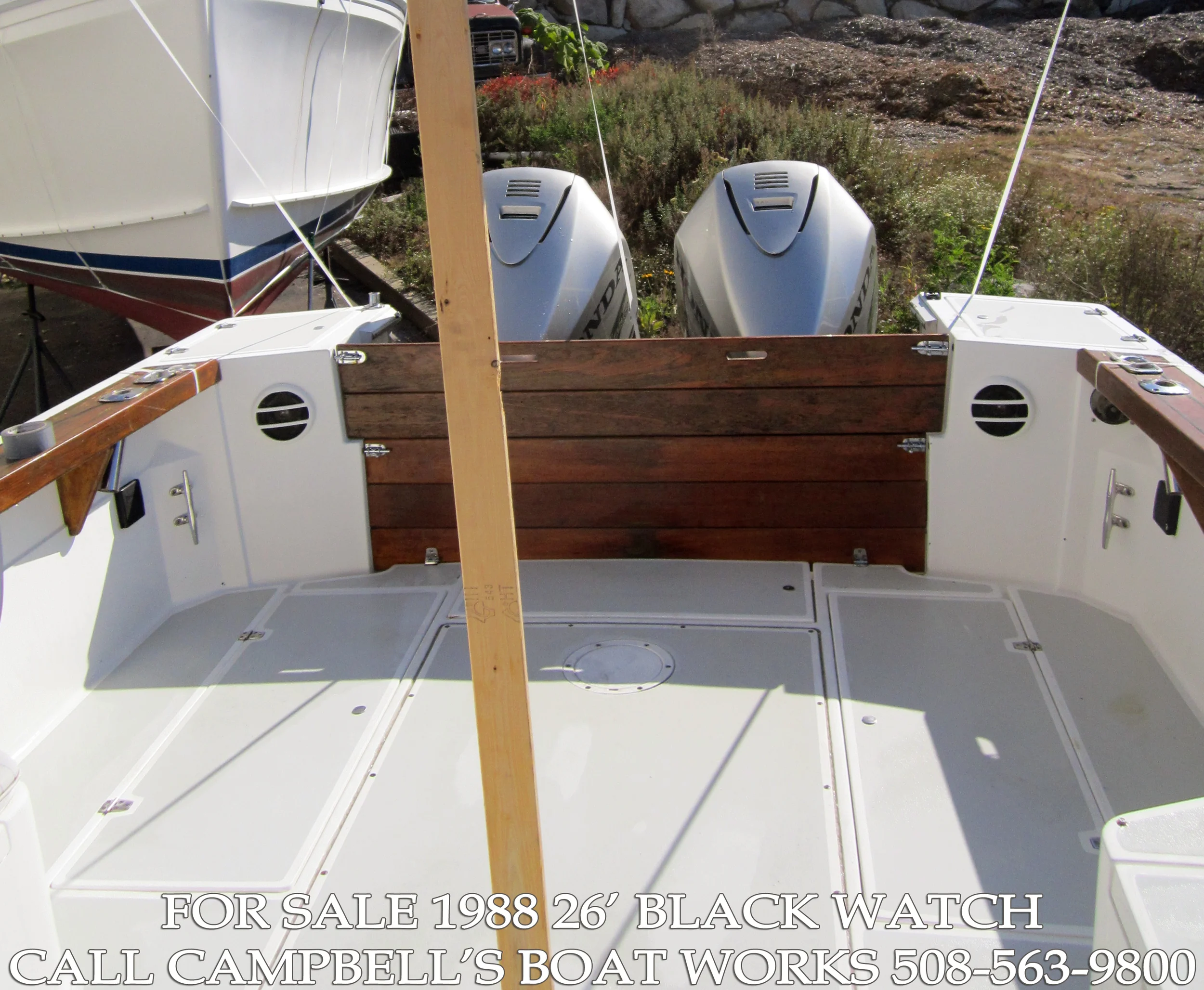26' Black Watch Sport Fish Boat For Sale Twin Honda Outboards