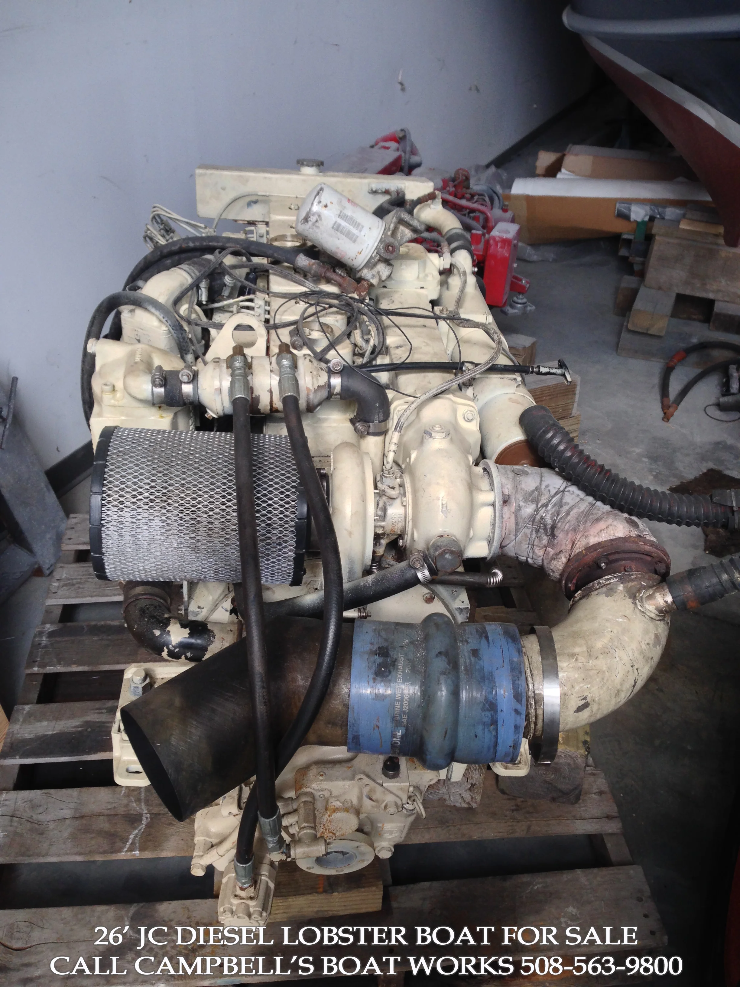 26 JC Downeast Lobster Style Diesel Boat For Sale