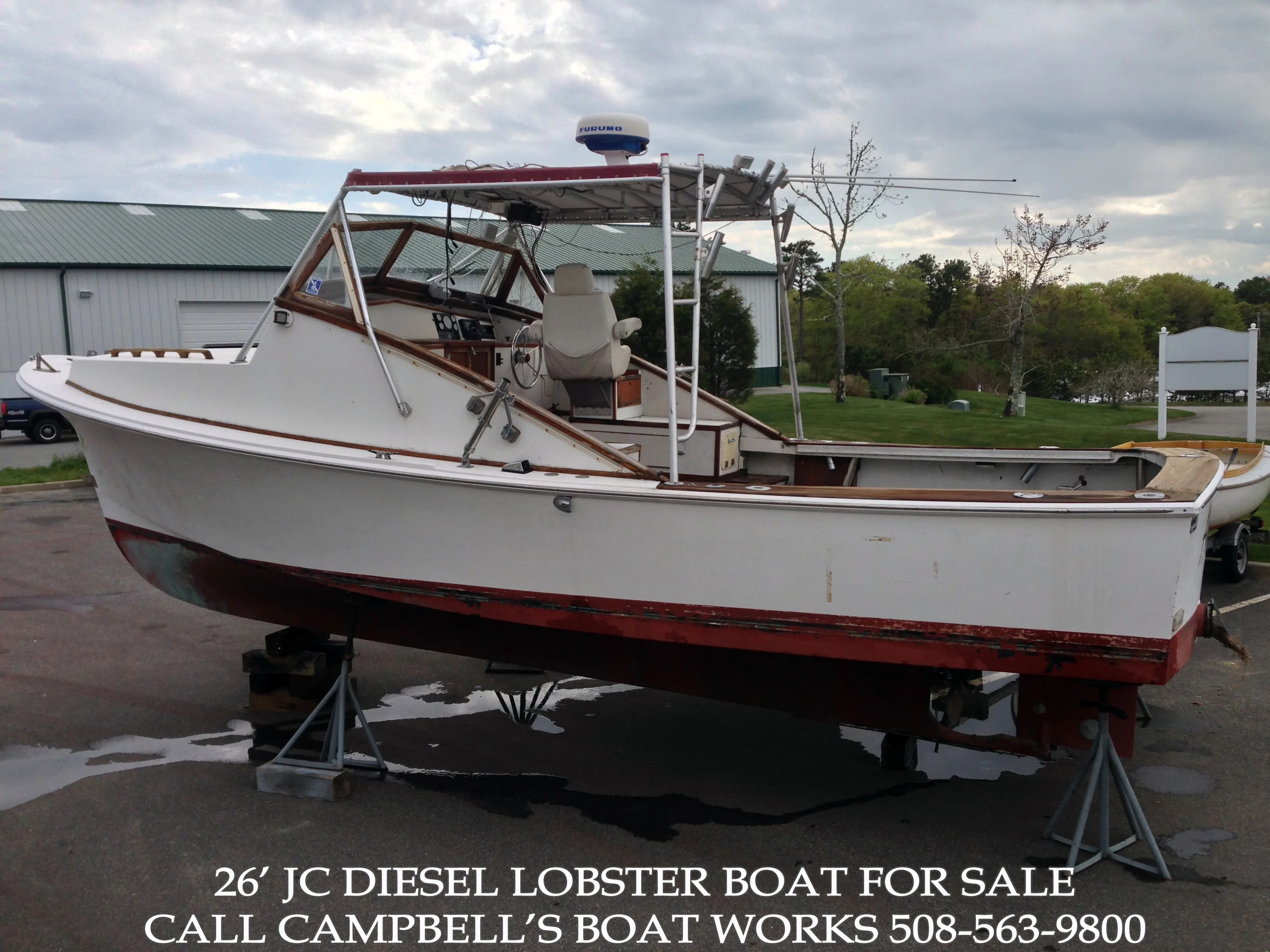 26 JC Downeast Lobster Style Diesel Boat For Sale