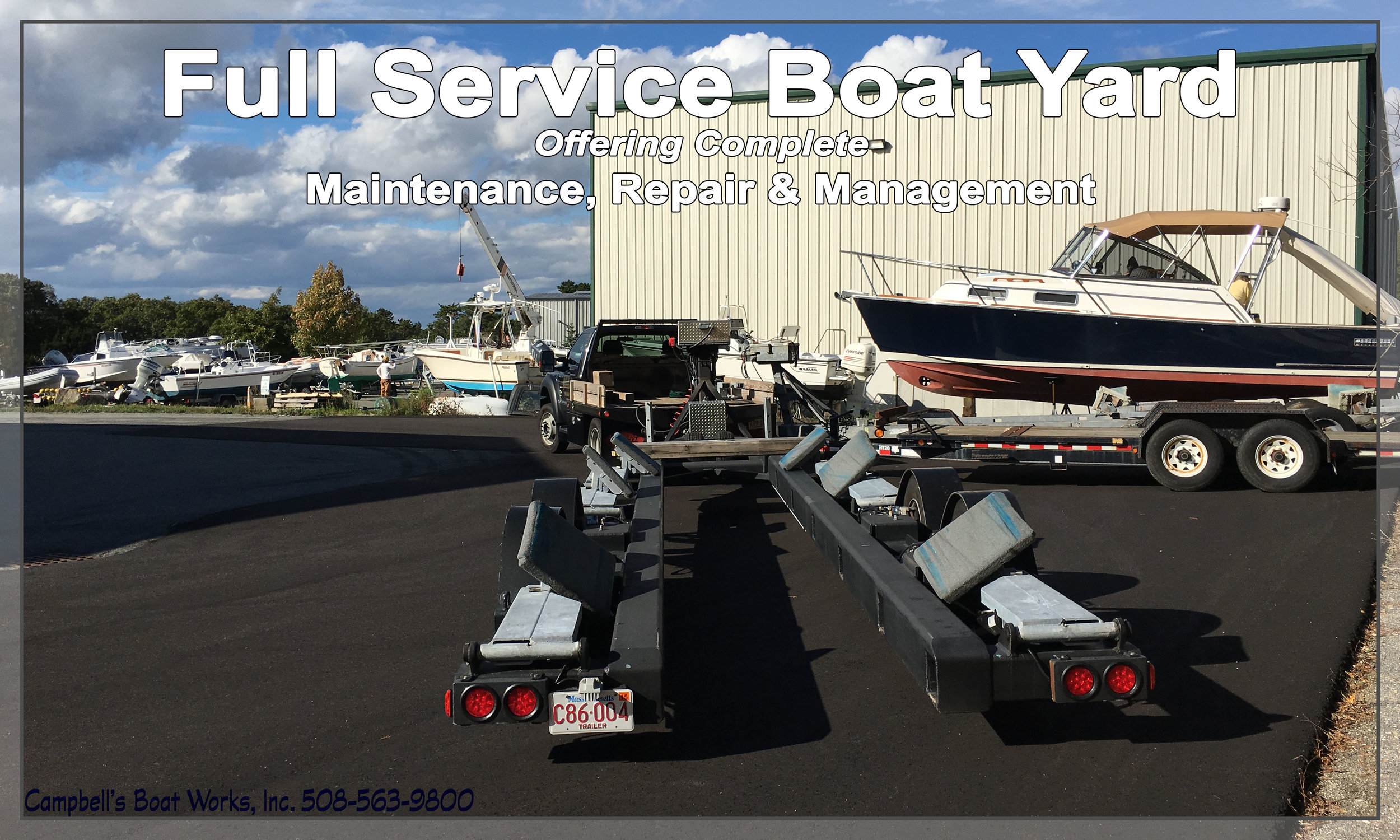 Full Service Boat Yard Boat, Motor & Trailer