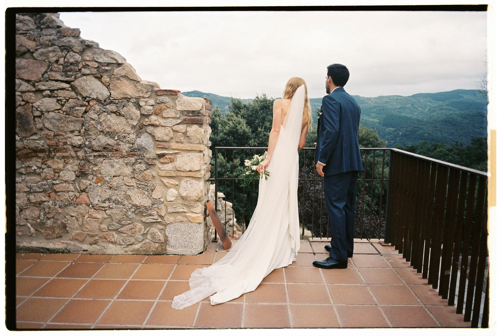 monestir san salvi girona costa brava barcelona film wedding photographer