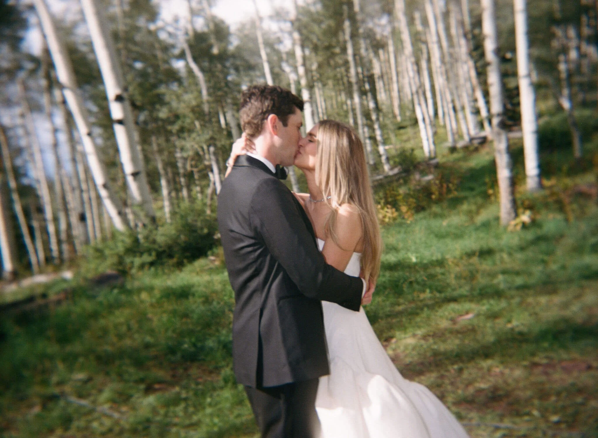 Eaton Ranch Aspen Colorado Candid Film Wedding Photographer