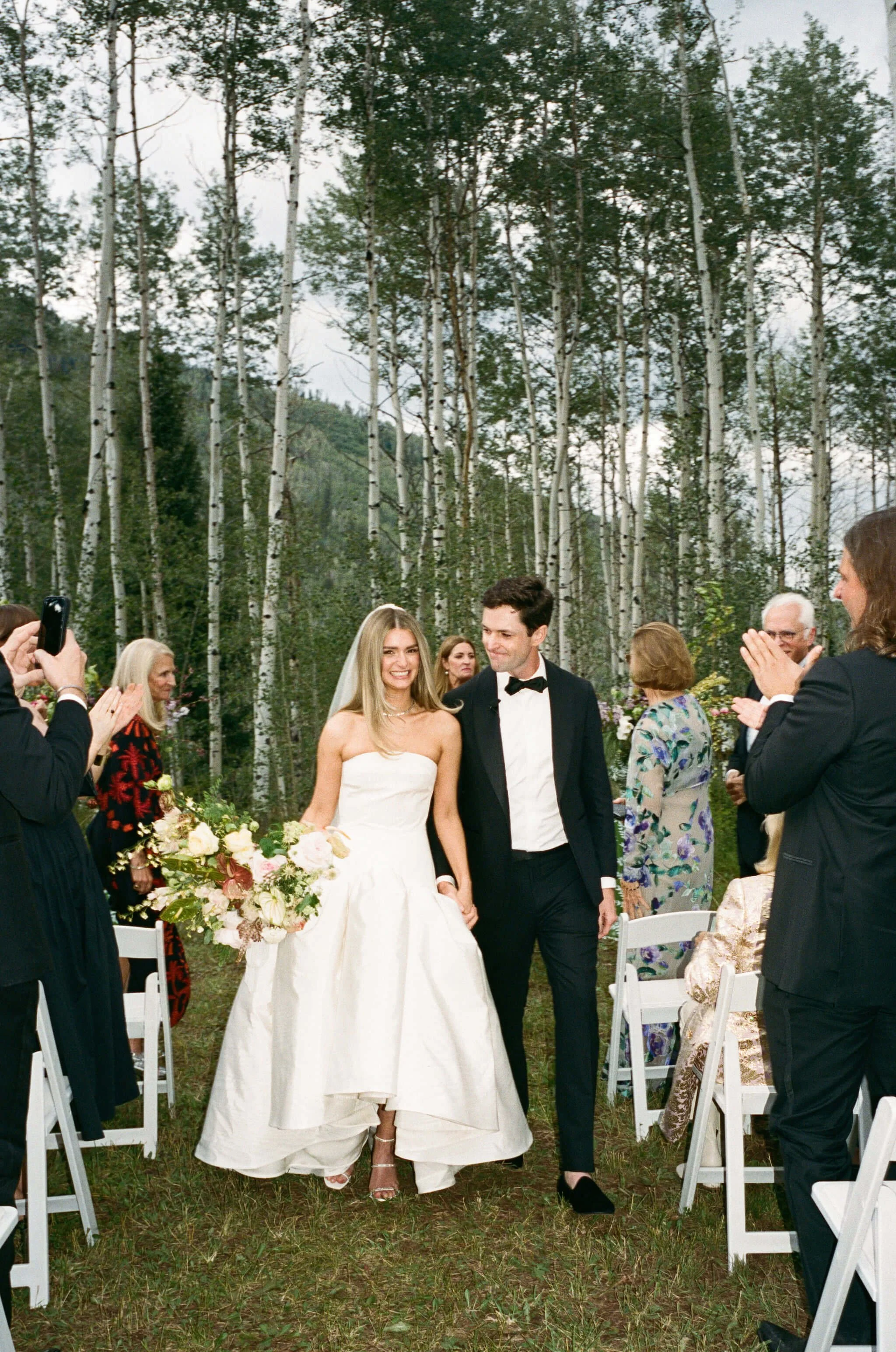 Eaton Ranch Aspen Colorado Candid Film Wedding Photographer