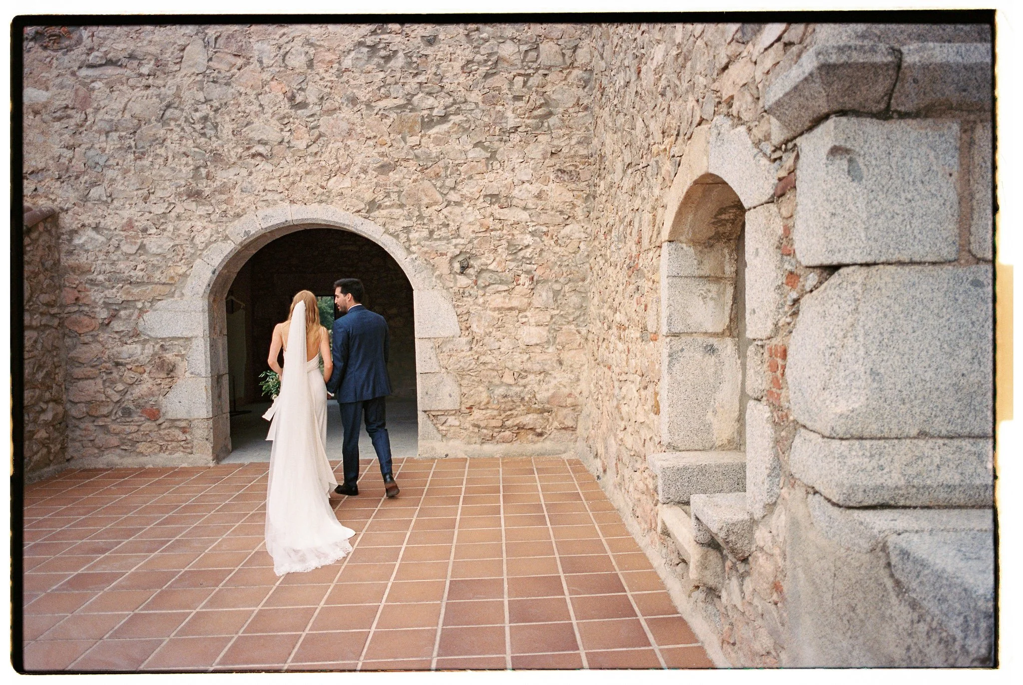 monestir san salvi girona costa brava barcelona film wedding photographer