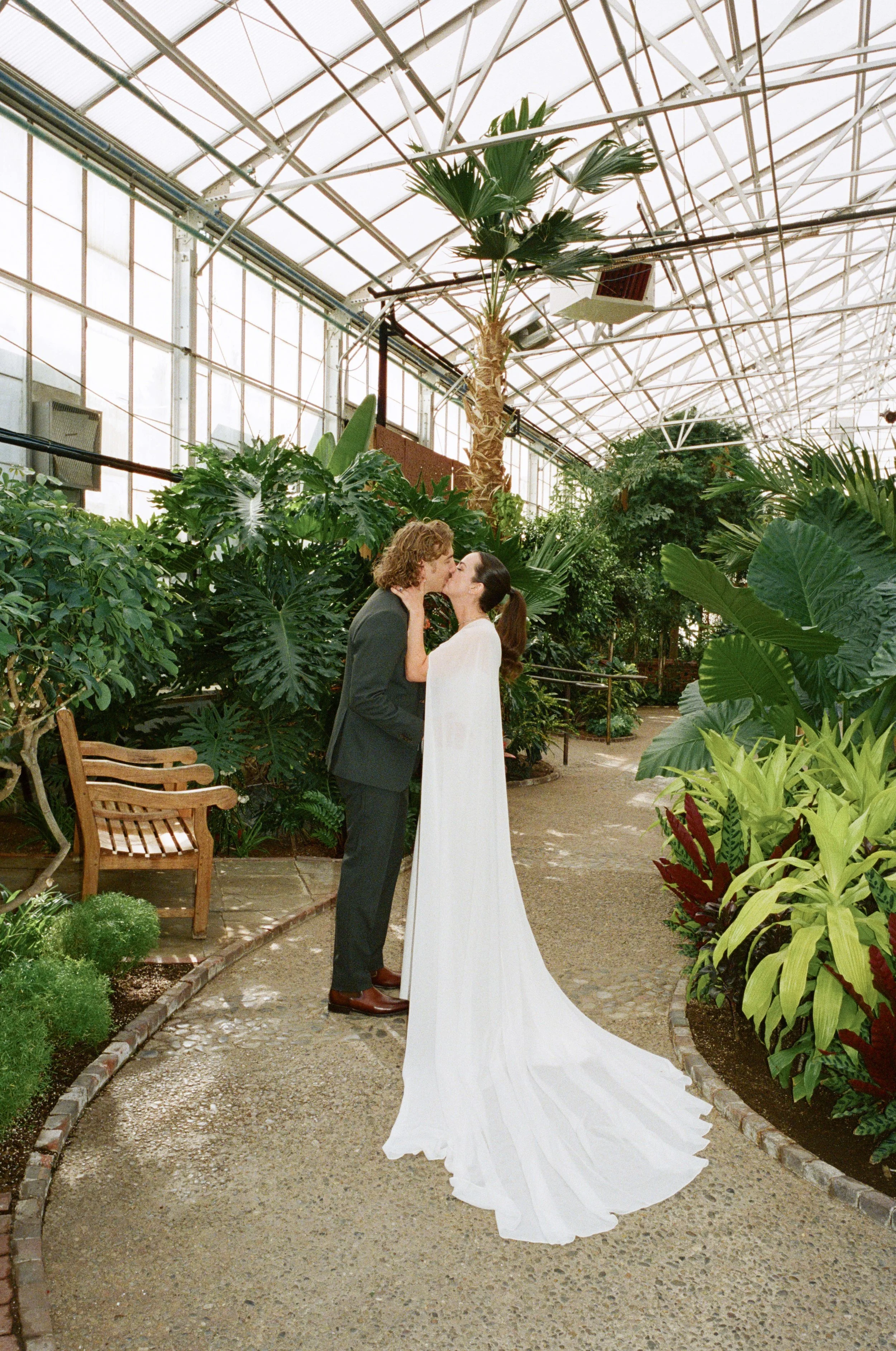 philadelphia film wedding photographer horticulture center candid documentary style