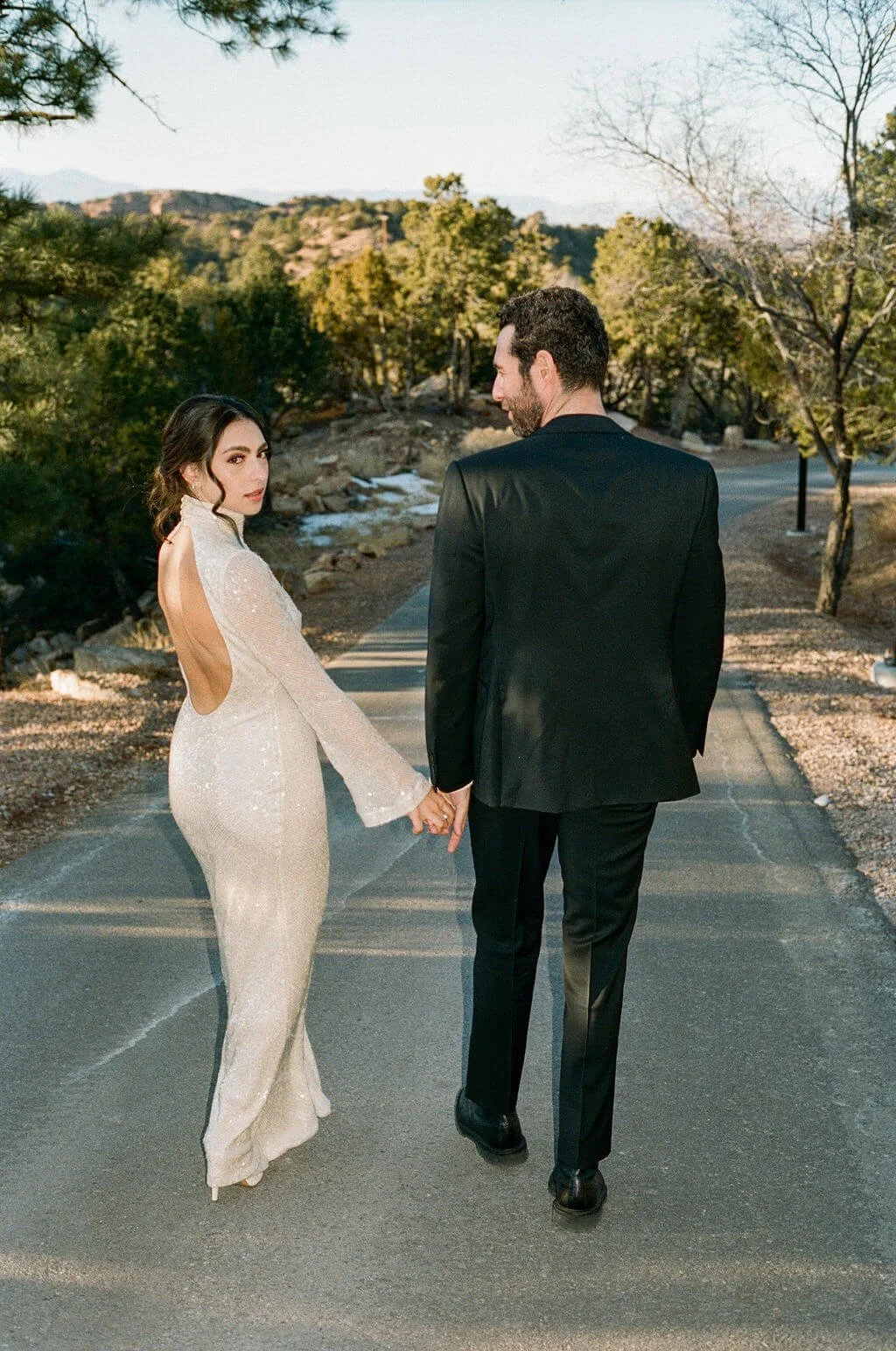 Bishop's Lodge Santa Fe New Mexico Wedding Photographer Film