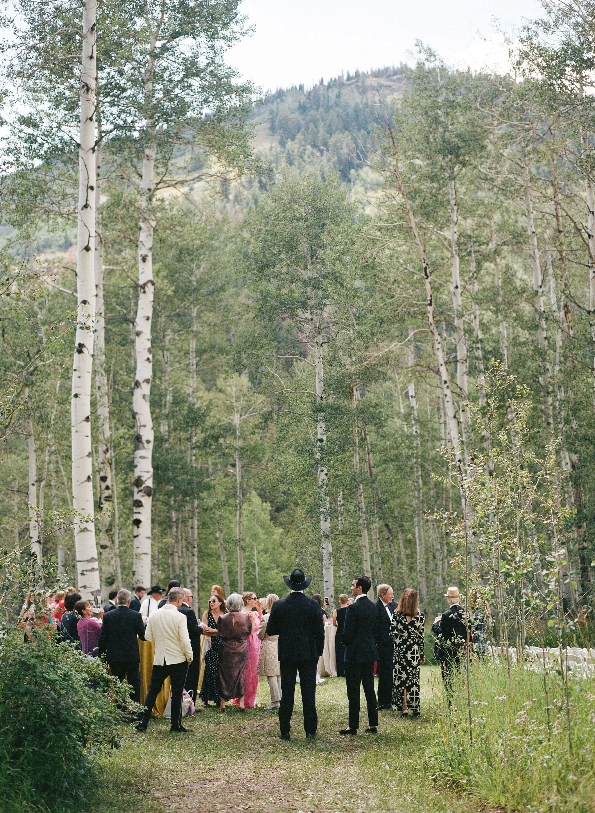 Eaton Ranch Aspen Colorado Candid Film Wedding Photographer