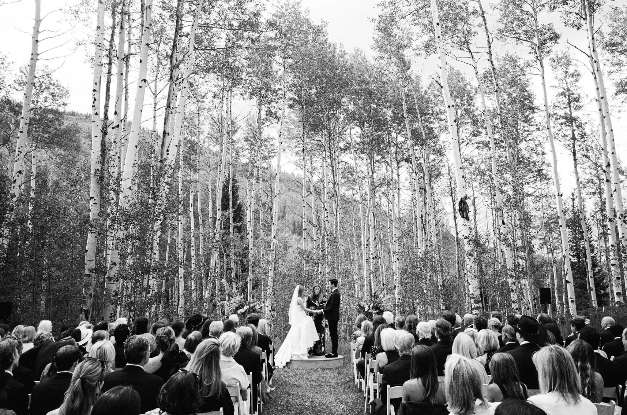 Eaton Ranch Aspen Colorado Candid Film Wedding Photographer