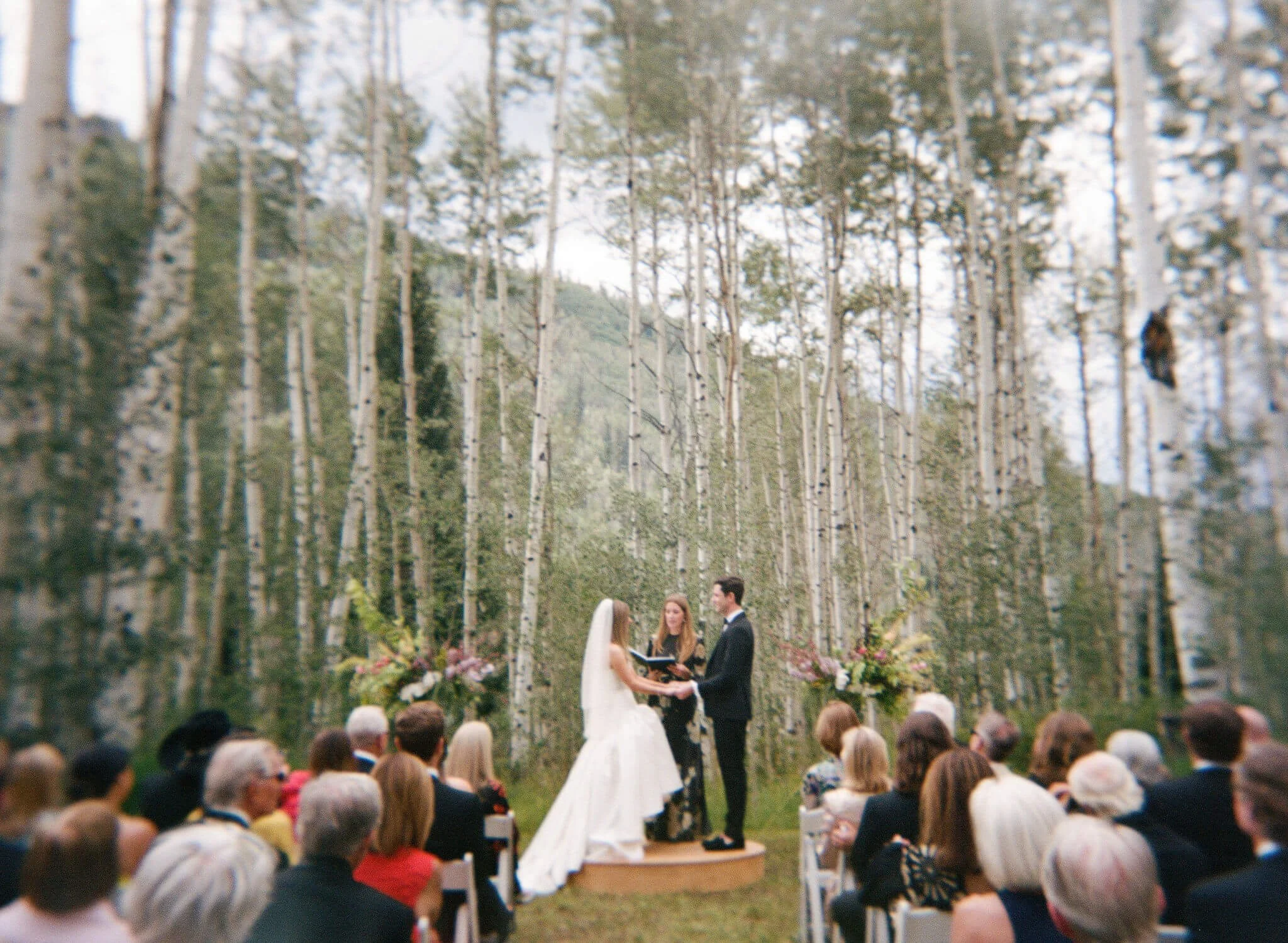 Eaton Ranch Aspen Colorado Candid Film Wedding Photographer