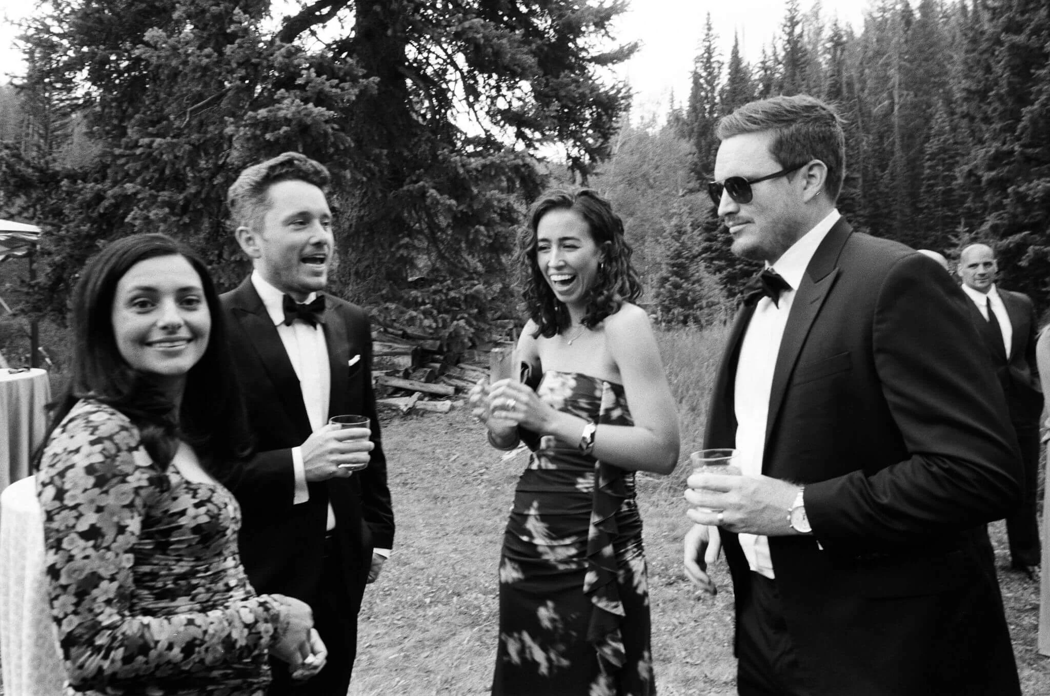 Eaton Ranch Aspen Colorado Candid Film Wedding Photographer