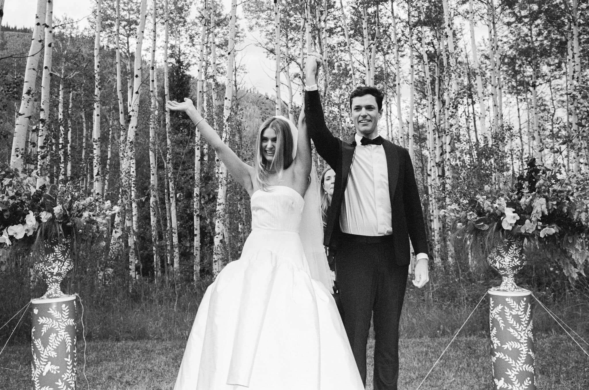 Eaton Ranch Aspen Colorado Candid Film Wedding Photographer