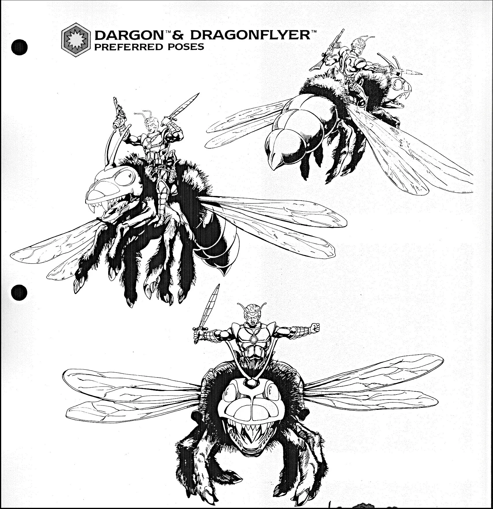 Signed print from the original  style guide art