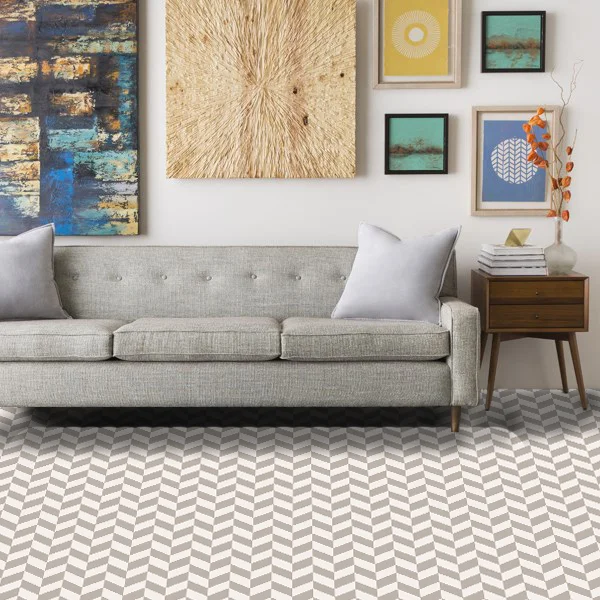 Pattern # 6173 Pattern Name: Ziggity Zag 2.0 Pattern Repeat: 12" x 6" Straight Match In Stock