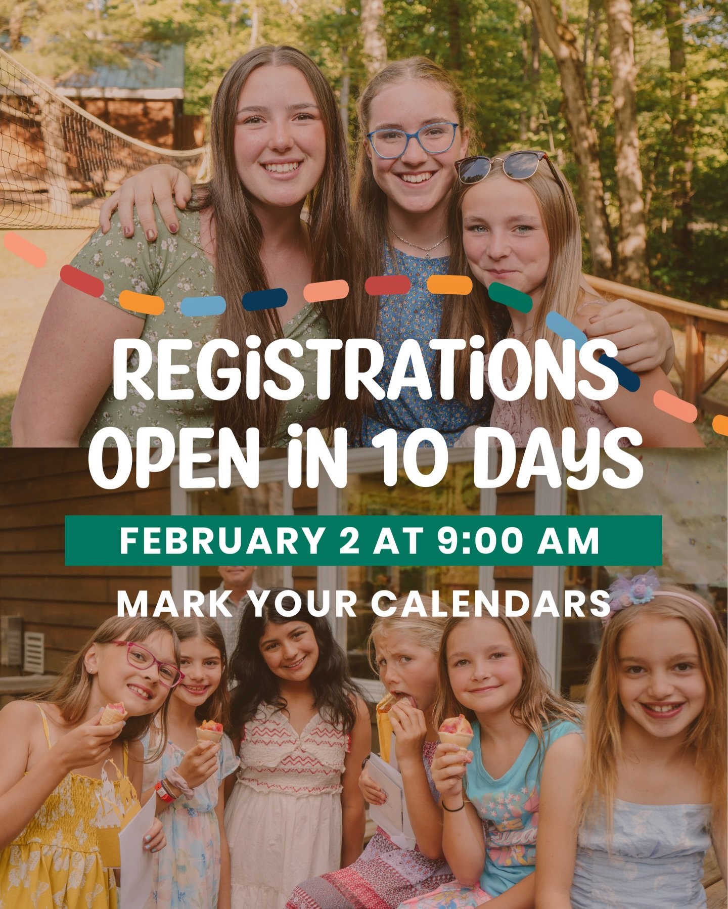 The countdown is officially on! Summer &amp; Fall registrations open in just 10 days&mdash; mark your calendars for February 2nd at 9:00 AM.