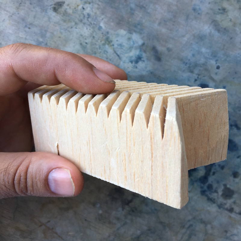 Wood Block Print View How Deep To Carve Graham Keegan.jpg