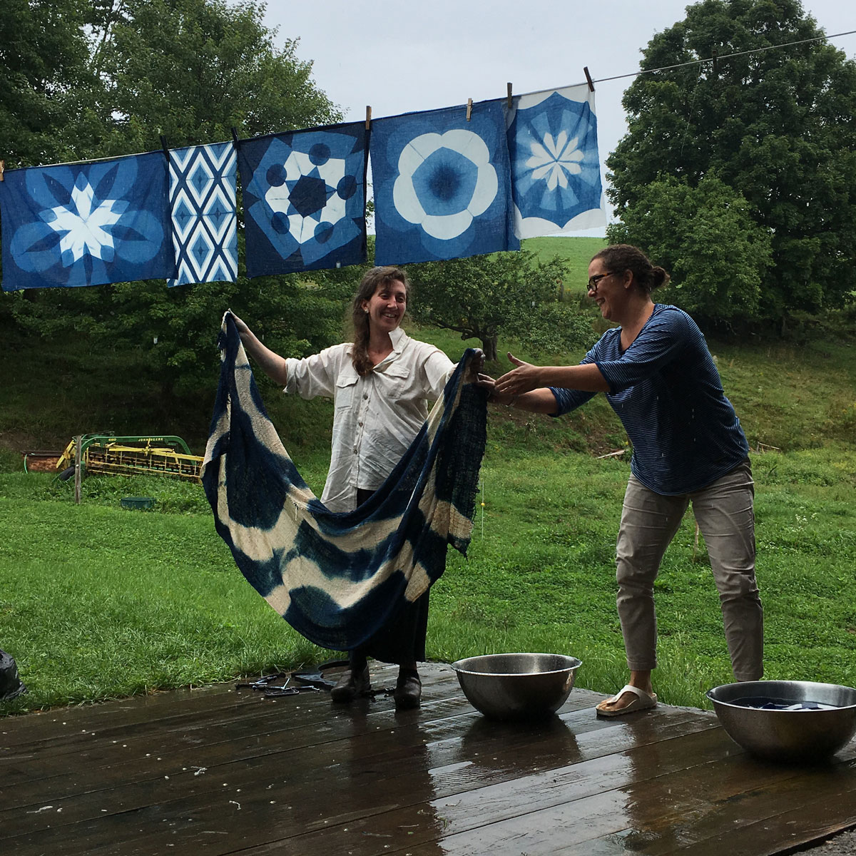 Indigo Dye Workshop Graham Keegan Best Fold