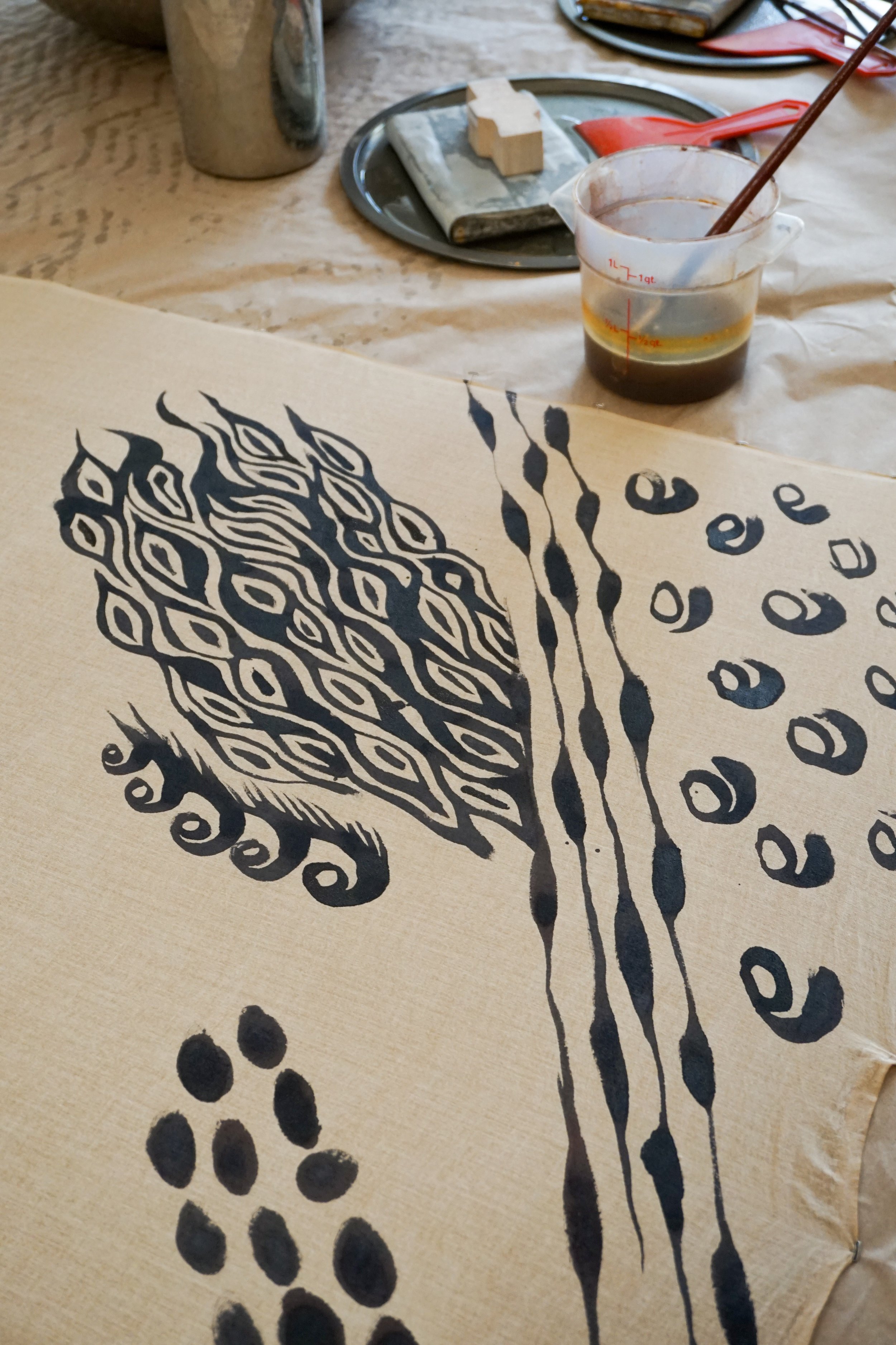 Natural Dye Paint and Print Workshop Graham Keegan Iron Tannin No Boil Black.jpeg