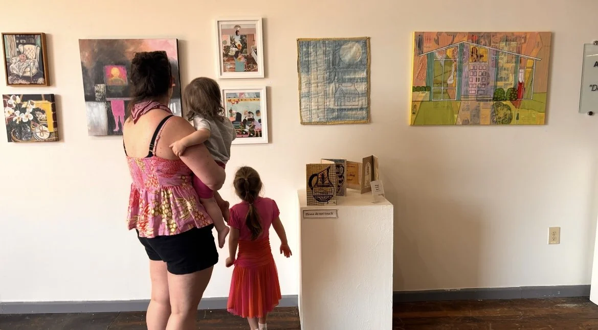 Well-Loved Collages at Lowe Mill Closing Reception