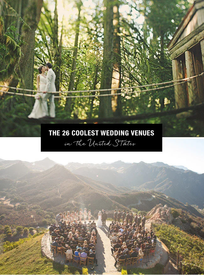 Top 26 Coolest Places to get Married in the US