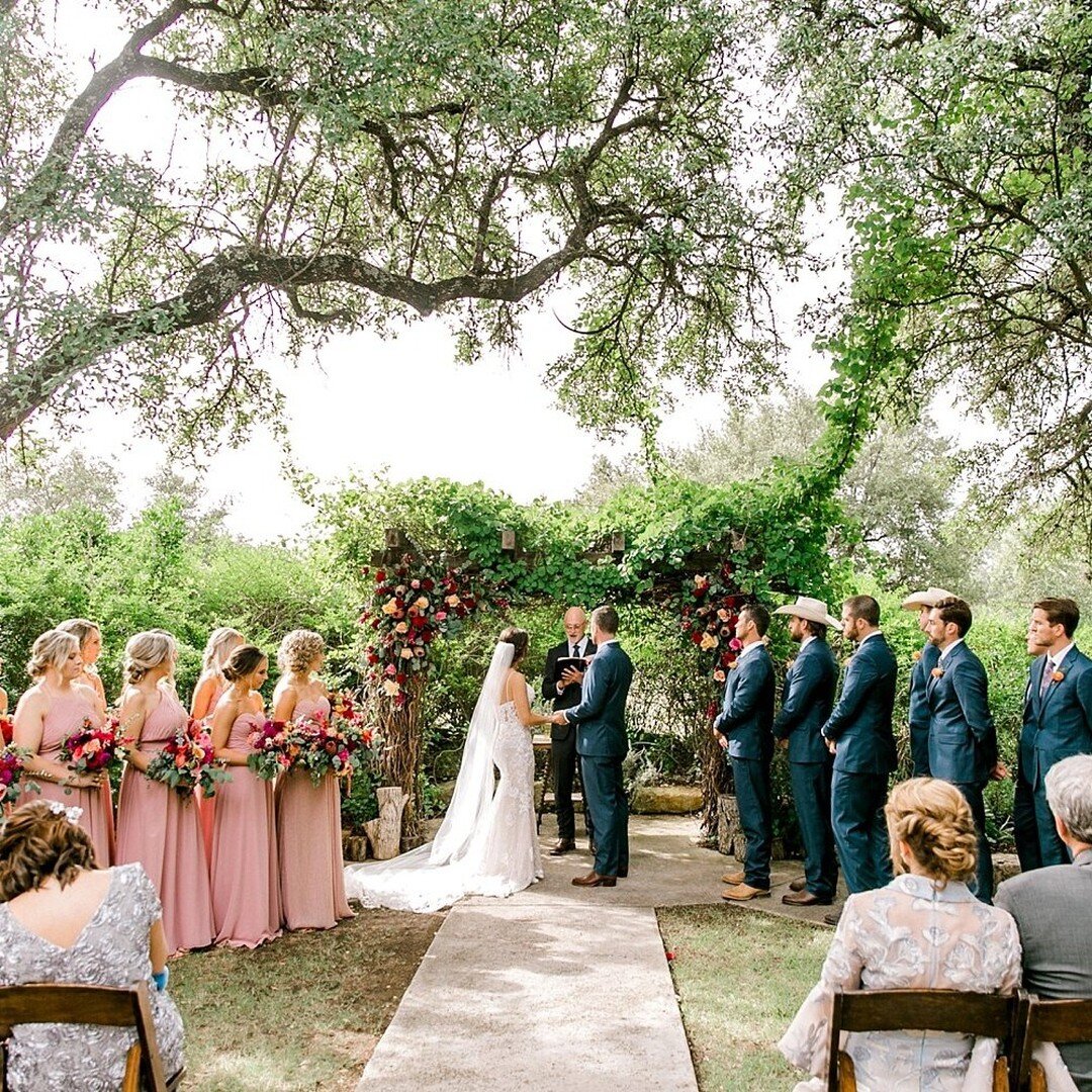 Summer Wedding Colors are always so Bright and Cheery. We look forward to seeing what wild shape our unruly arbor vine takes each year. It shows up in March and starts to turn Fall tones typically toward the end of October or early November then hang